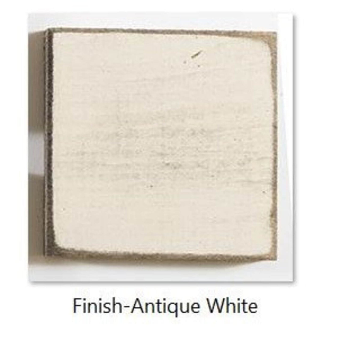 antique white finish swatch