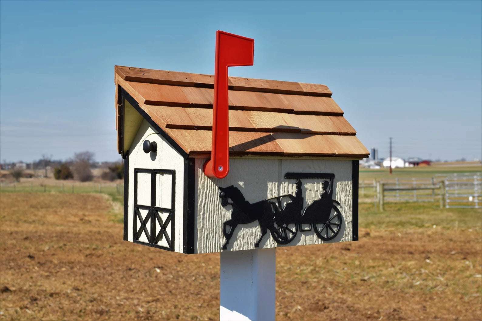 Amish Buggy Mailbox
