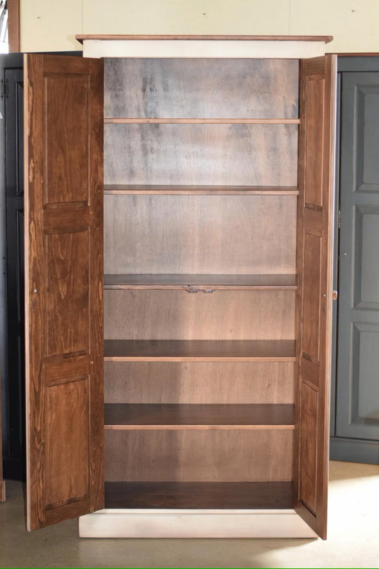 inside of pantry cabinet