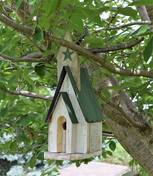 church wren birdhouse green
