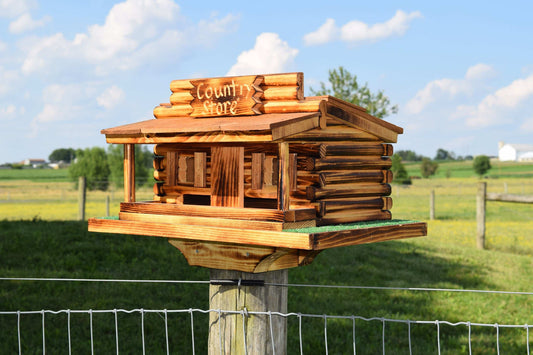 country store reclaimed bird feeder
