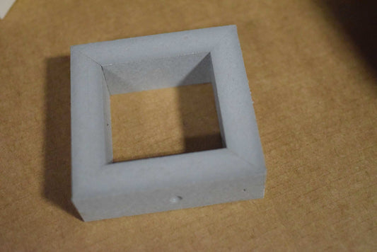 gray poly post mount