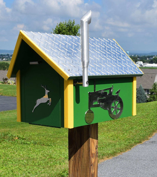 green farmer mailbox