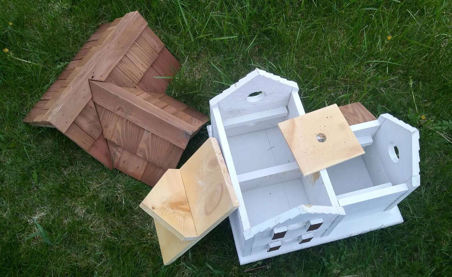 Reclaimed Amish Cottage Birdhouse