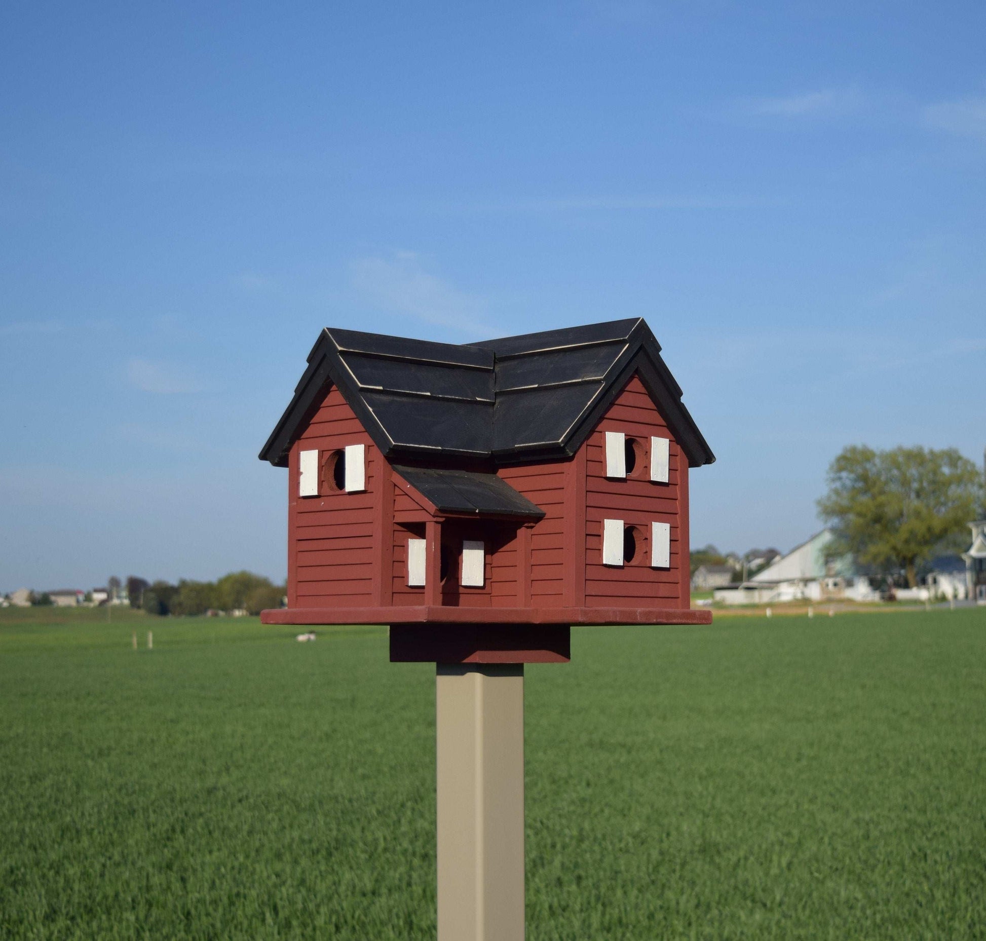 Reclaimed Amish Cottage Birdhouse