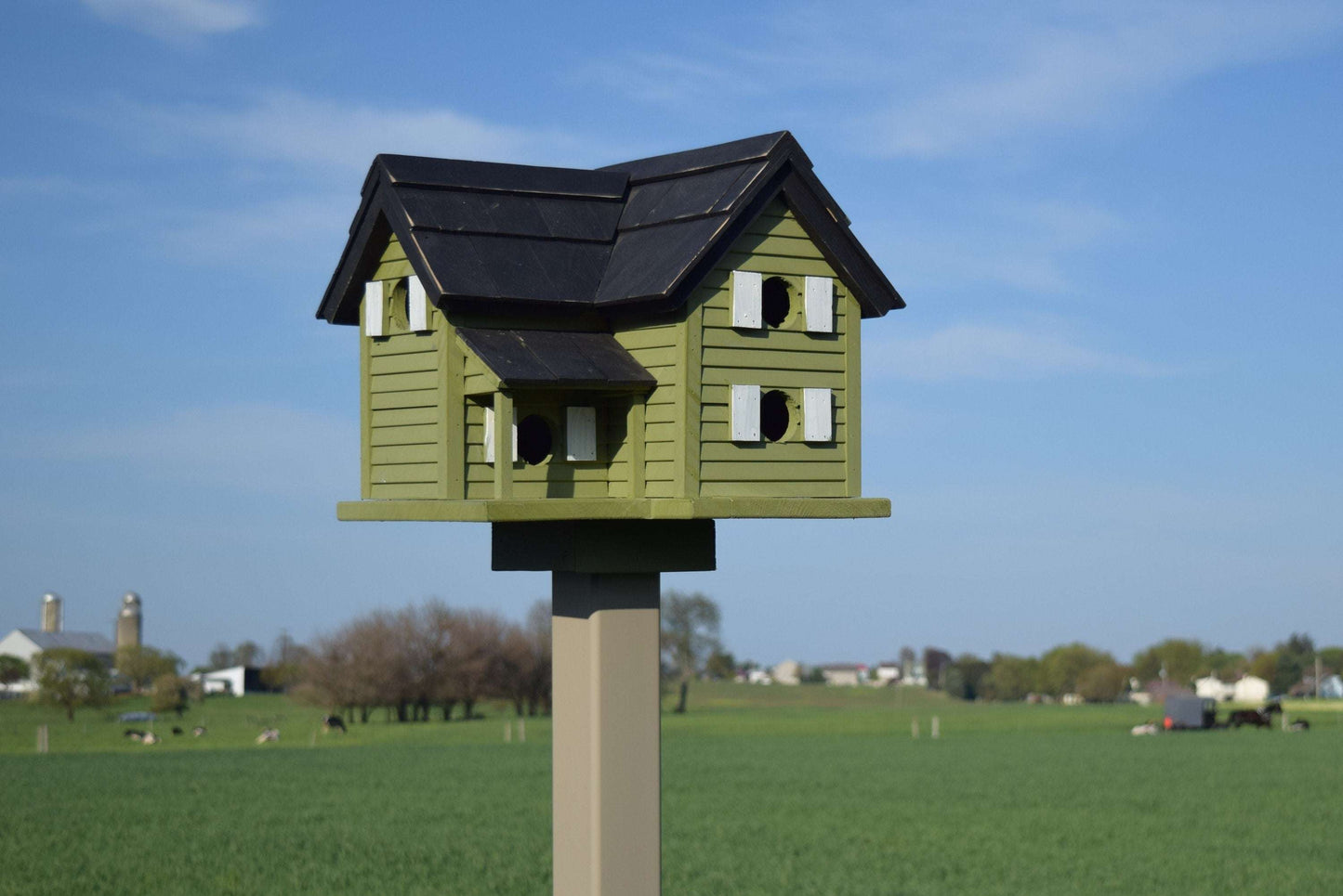 Reclaimed Amish Cottage Birdhouse
