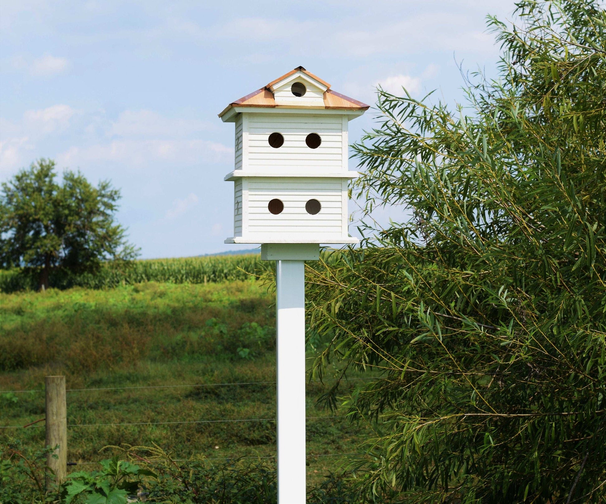 large reclaimed martin birdhouse