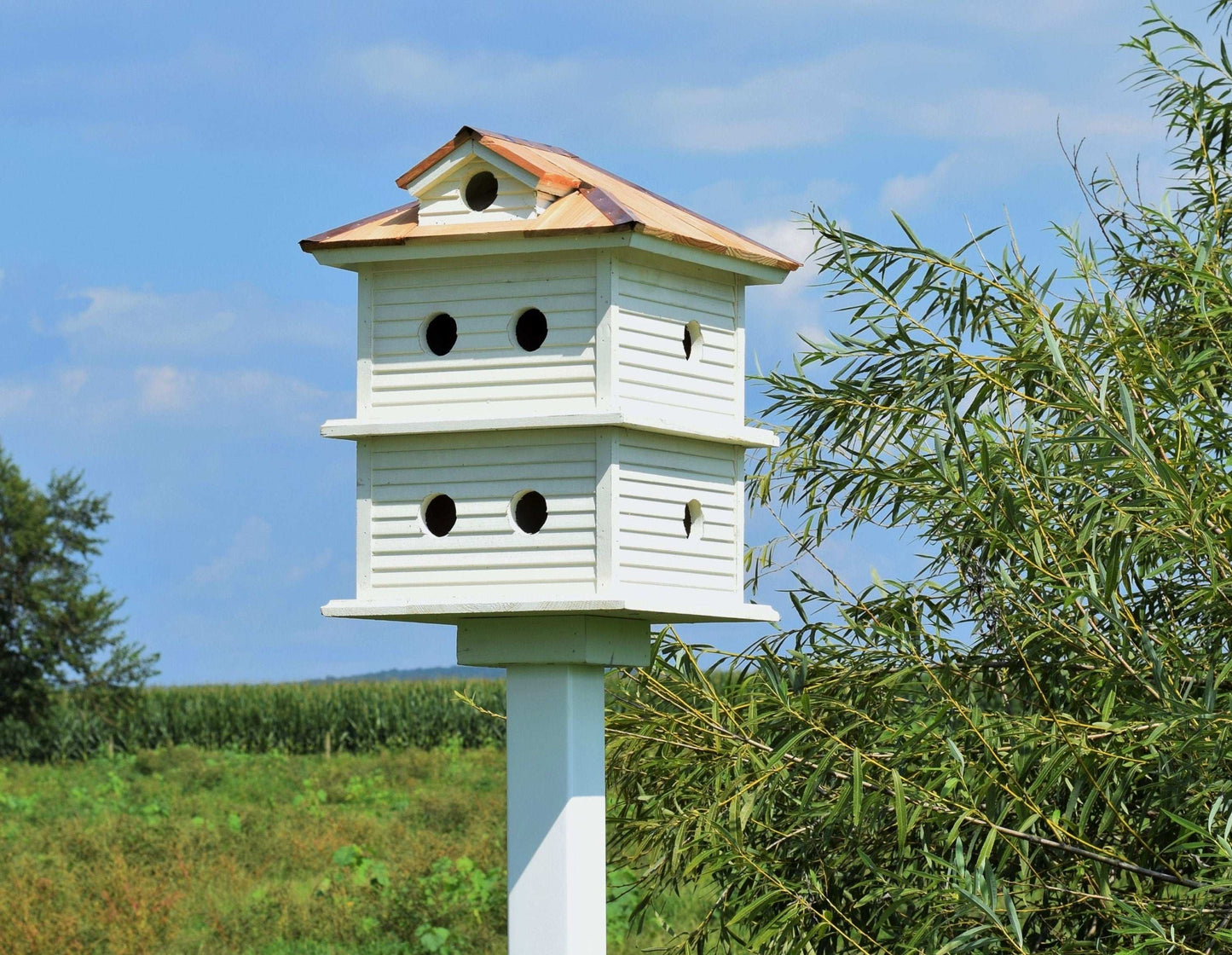 large reclaimed martin birdhouse