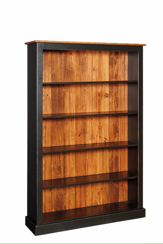 large wide amish bookcase