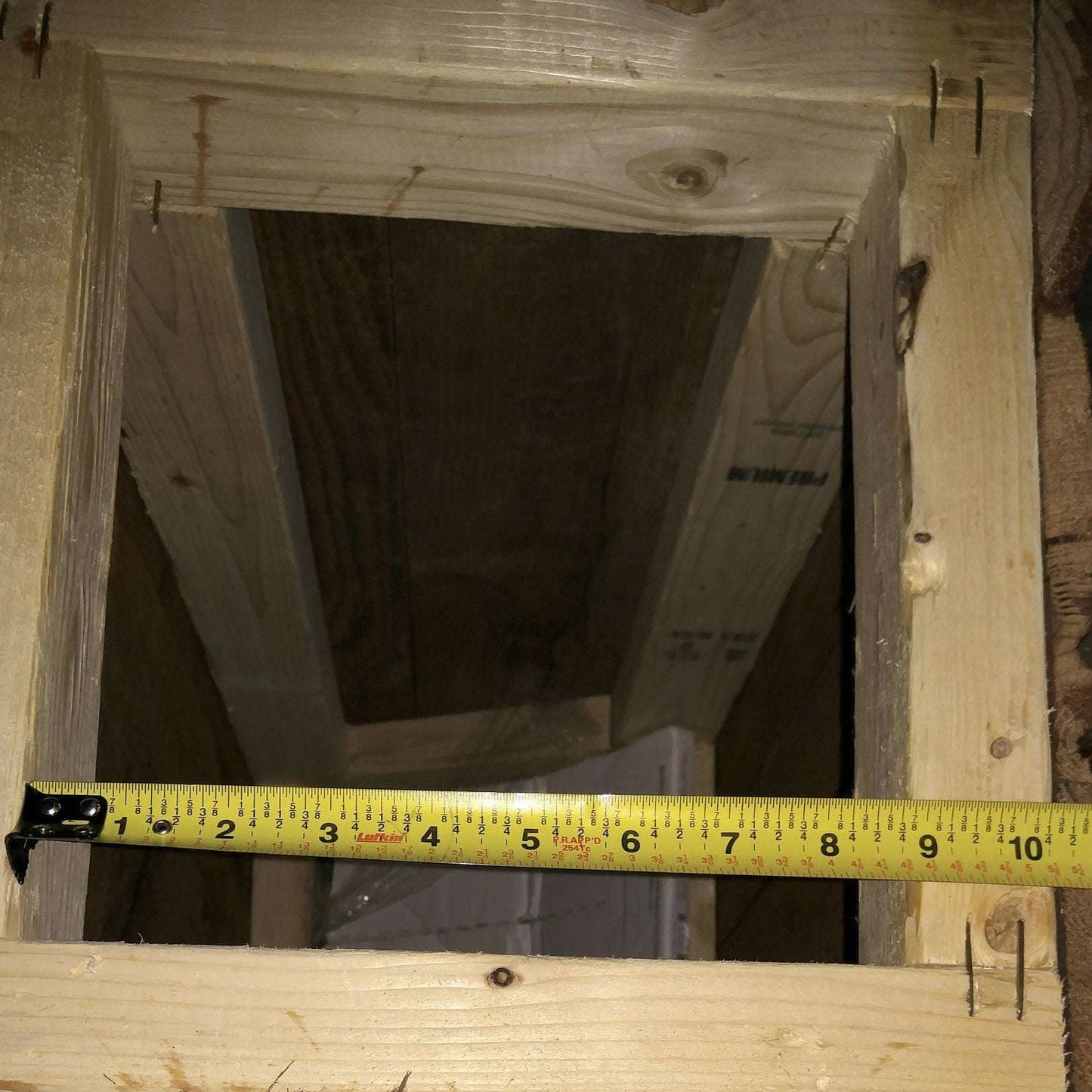 measurement of bottom opening wooden outhouse well cover
