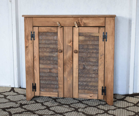 modern walnut rustic hall cabinet