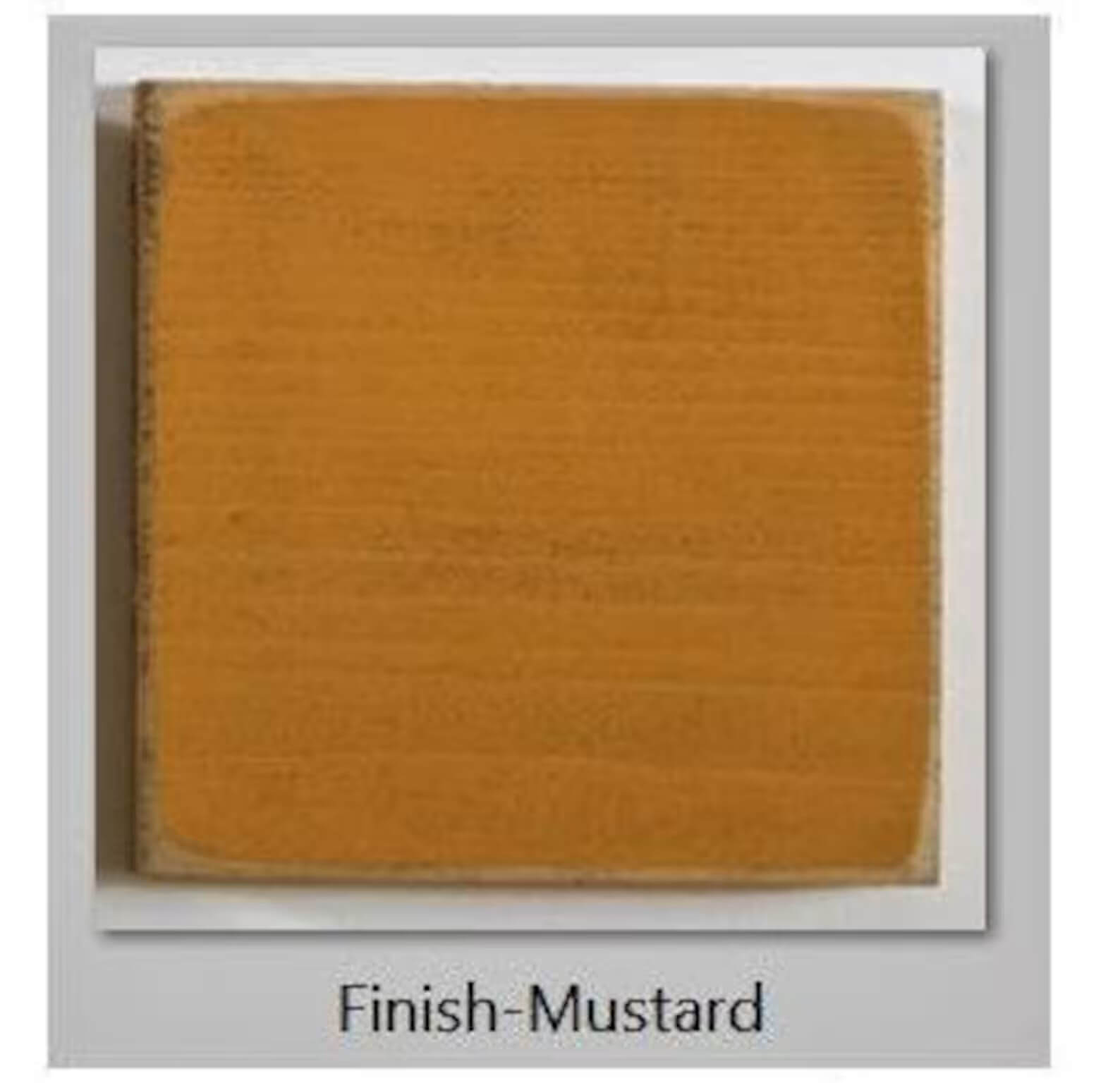 mustard finish swatch