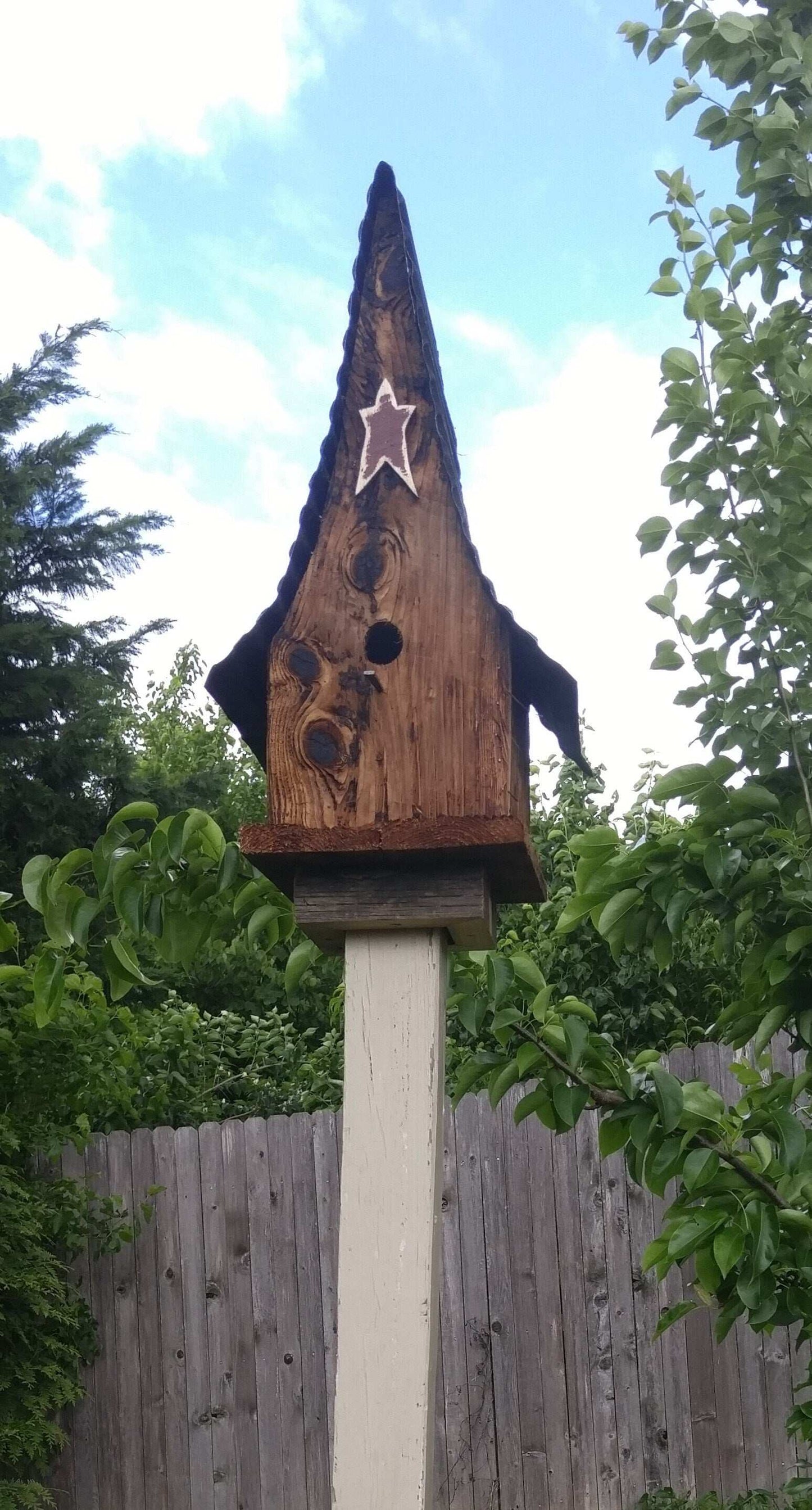 reclaimed shanty birdhouse a frame