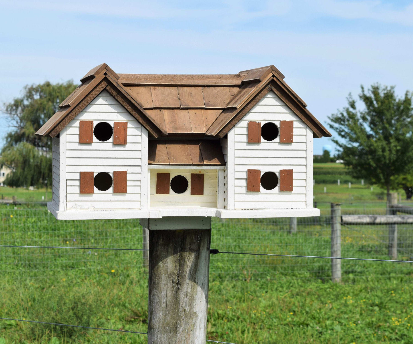Reclaimed Double Cottage Bird House