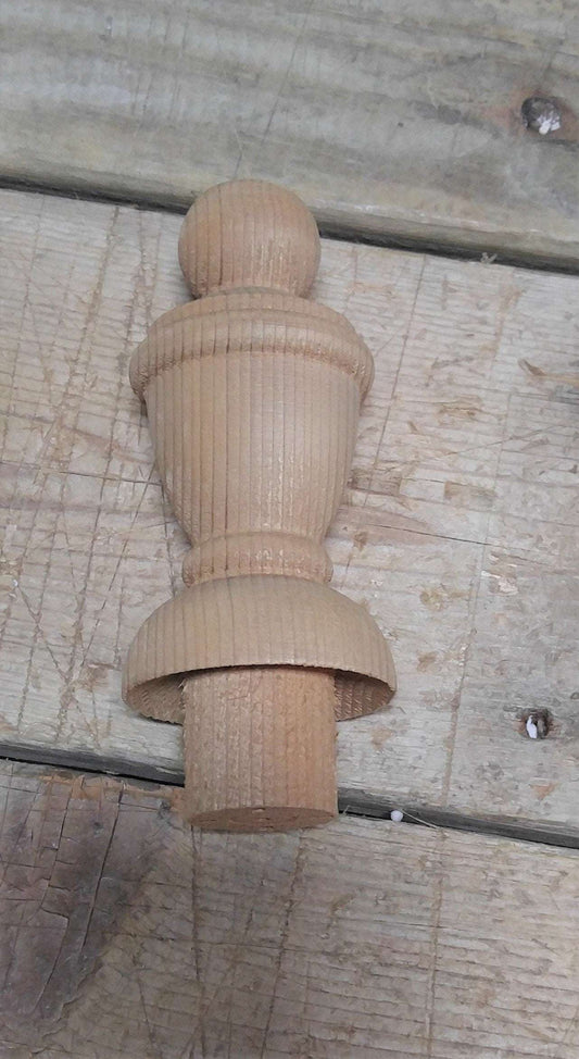 replacement finial treated wood