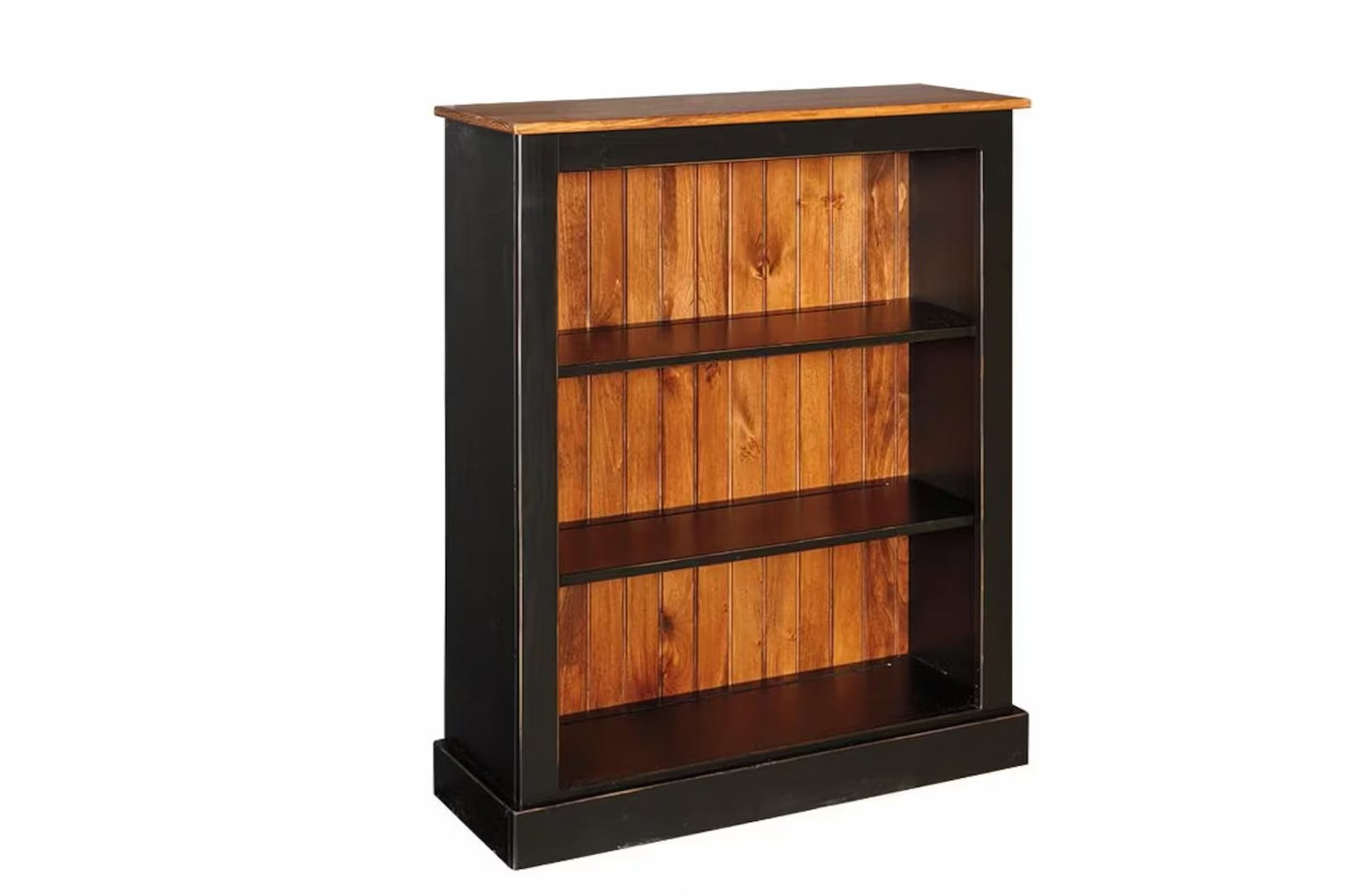 small amish bookcase two shelves