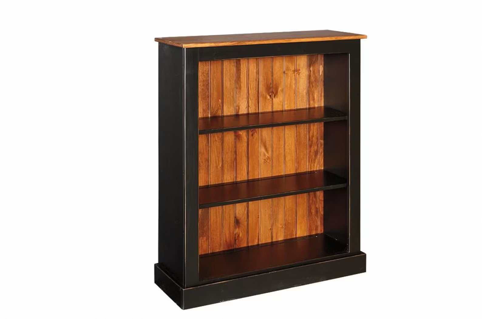 small amish bookcase two shelves