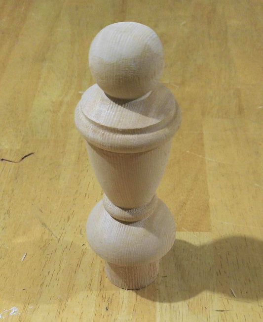 treated wood replacement finial
