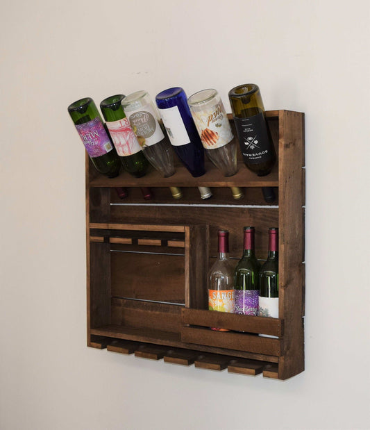 amish wine rack