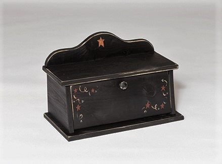 black amish bread box