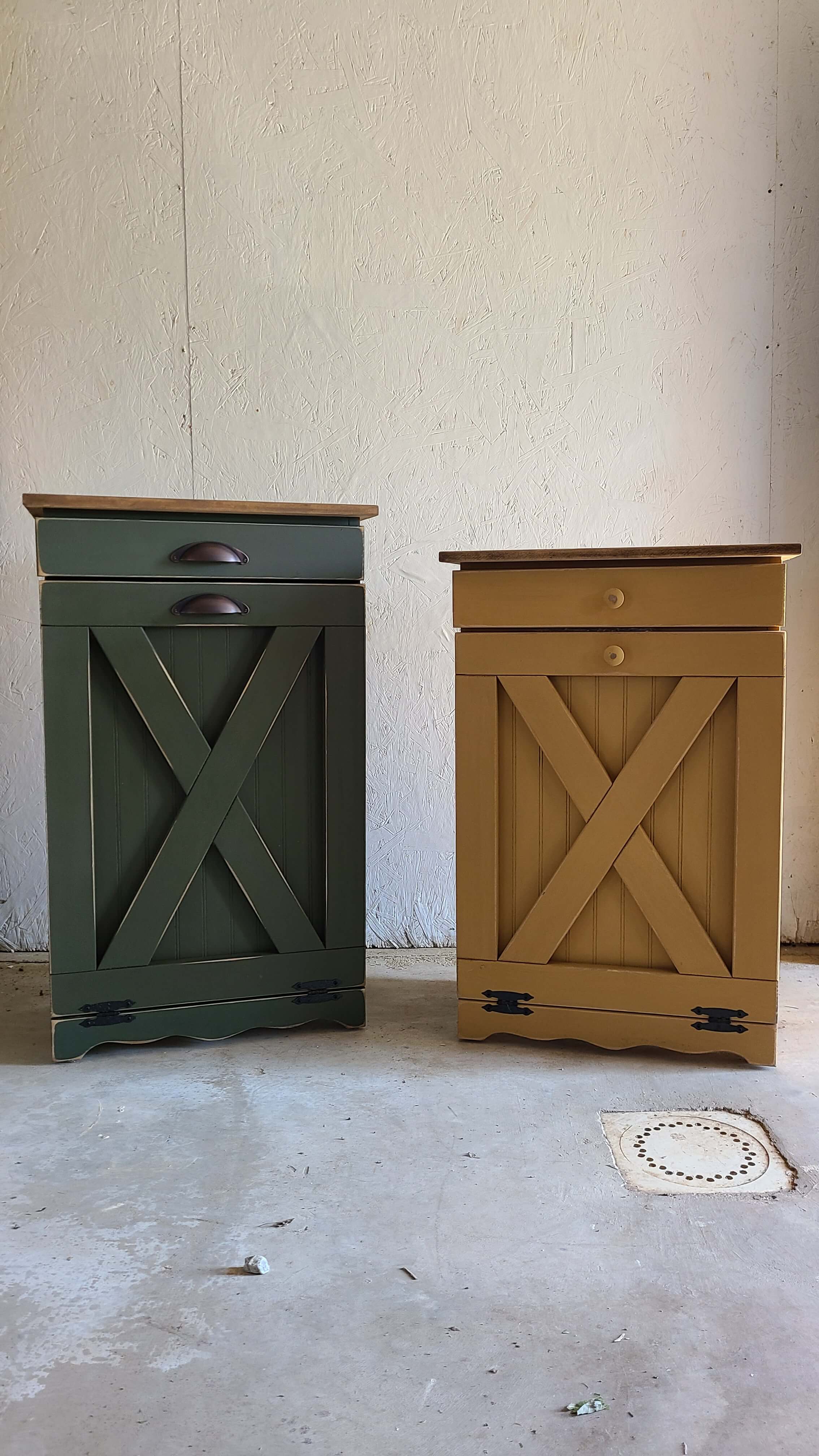 Rustic Trash Bins – Amish Home Outdoor Classics
