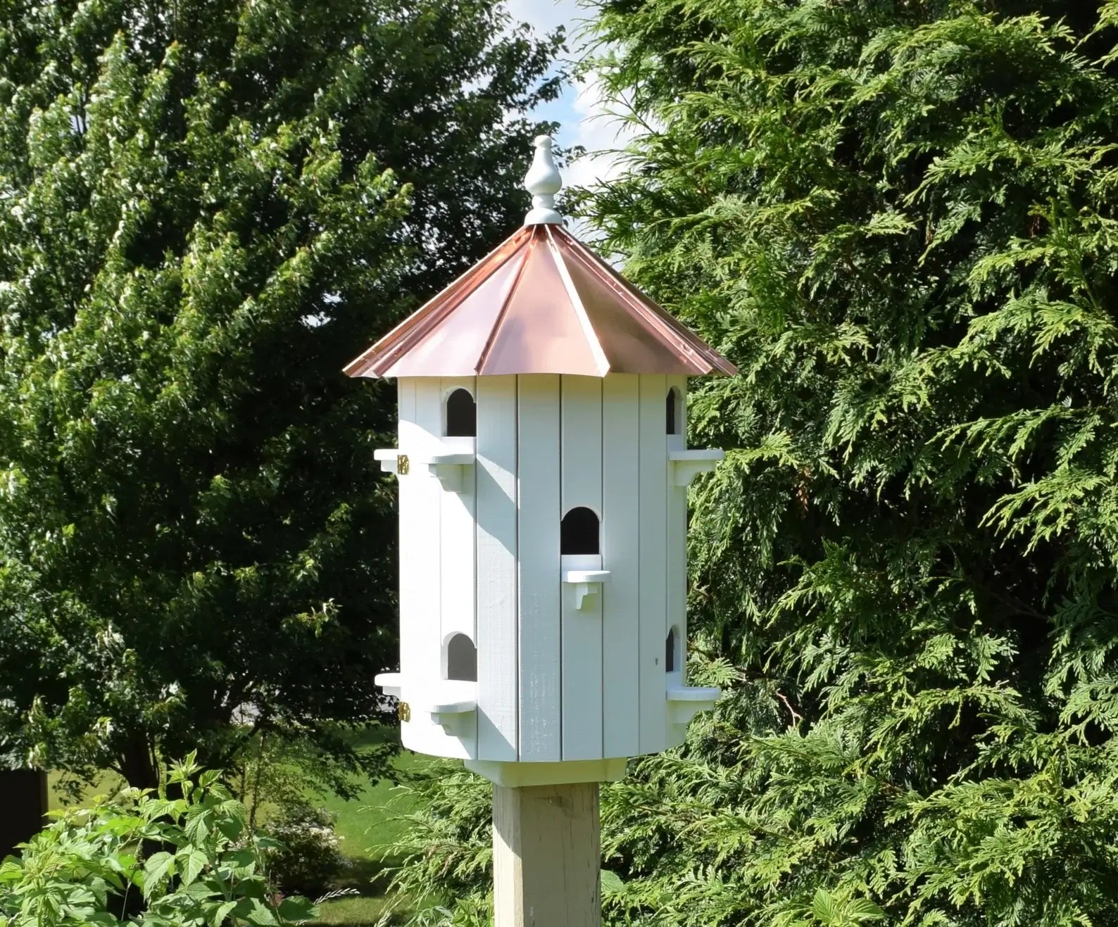 Copper Roof Birdhouses & Feeders