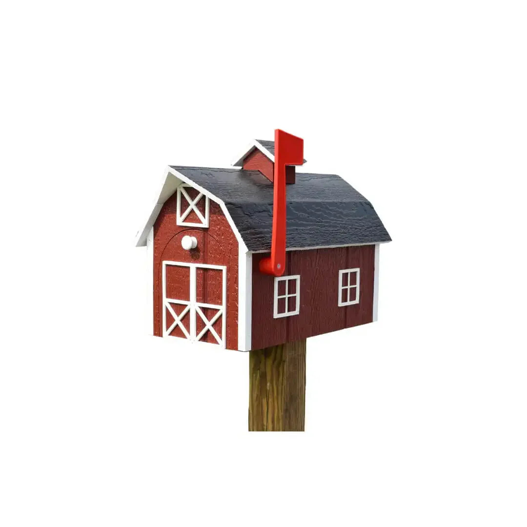 red barn mailbox