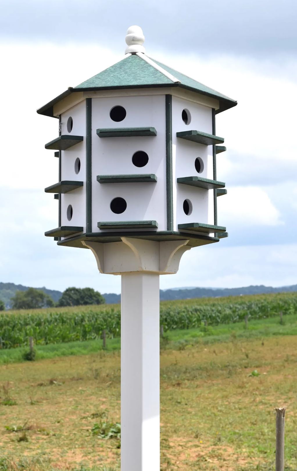 custom local pickup listing Extra Large Poly Martin Birdhouse | 18 holes | Multiple Colors