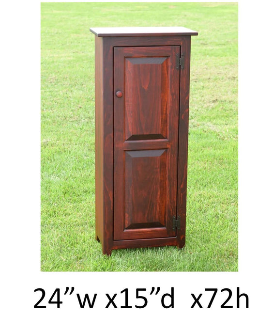 CUSTOM SIZE Large Amish Jelly Cupboard 24x15x72
