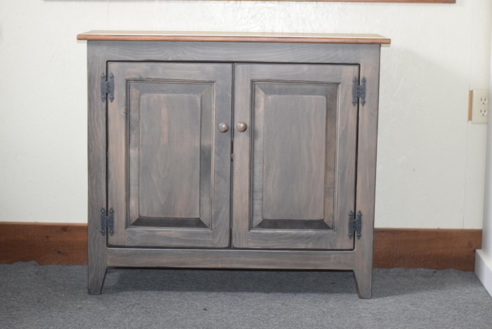 Black Pewter hall cabinet