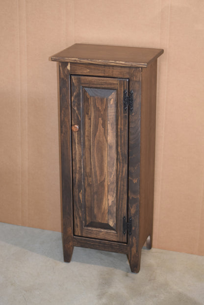 custom oak wood SMALL JELLY cupboard Amish Handcrafted HINGES ON THE LEFT