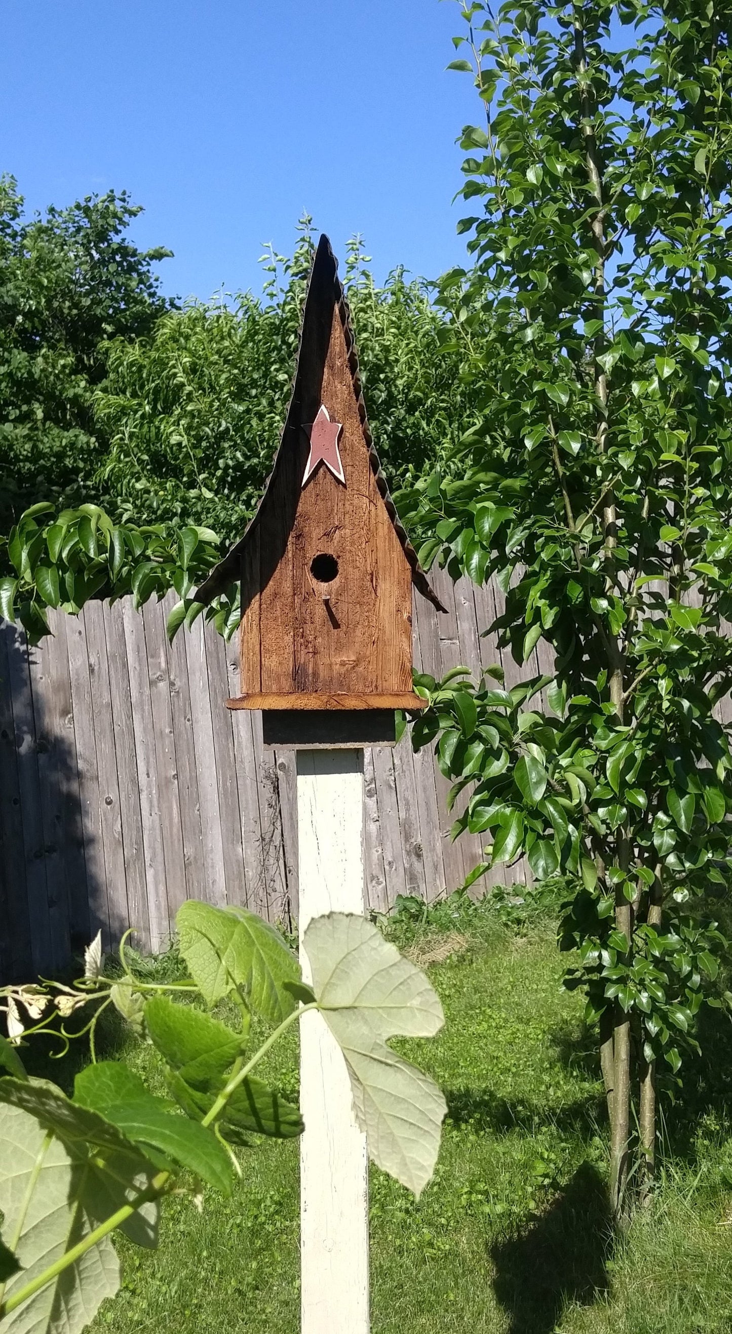 shanty birdhouse reclaimed