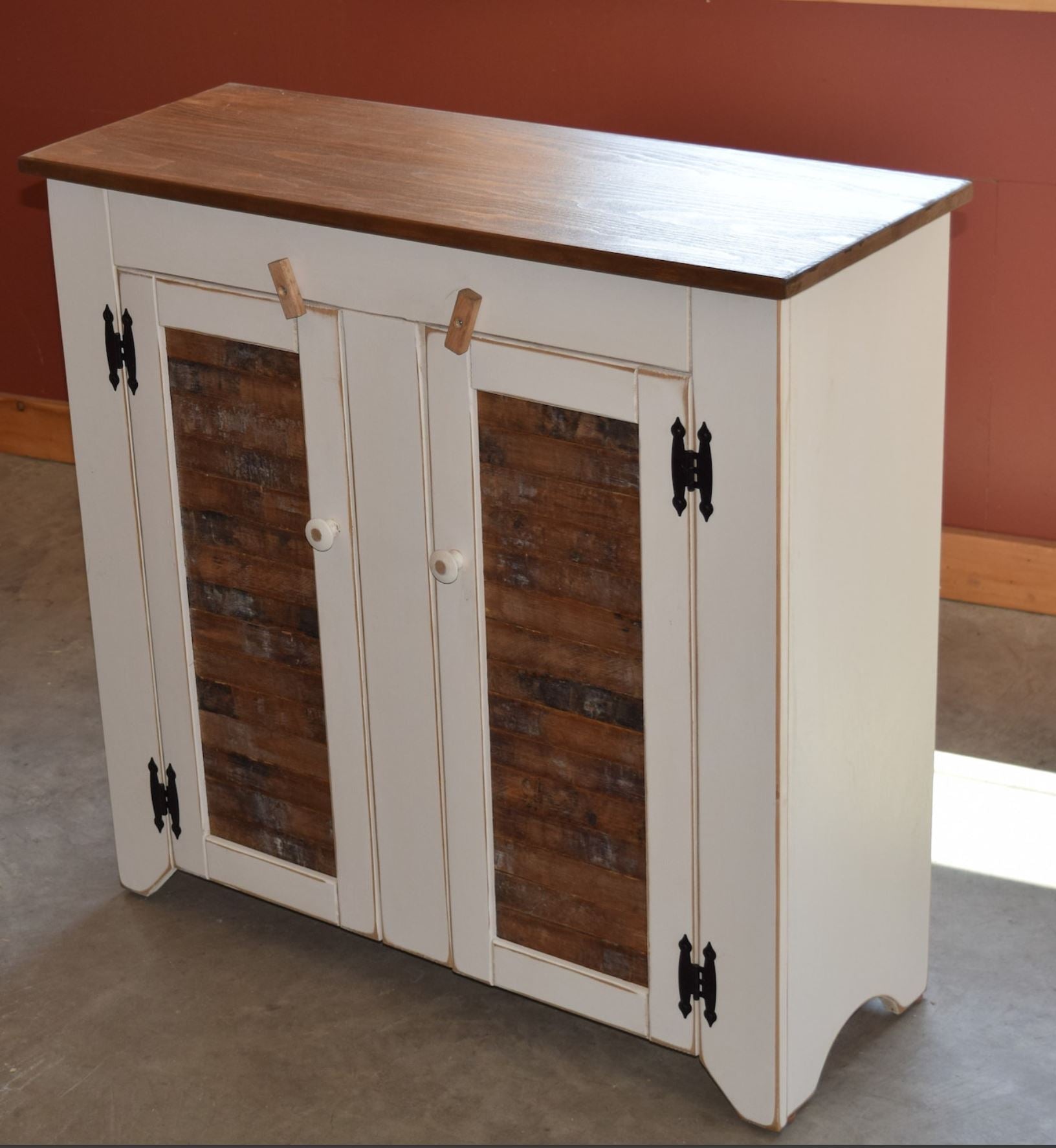 Rustic hallway cabinet sale