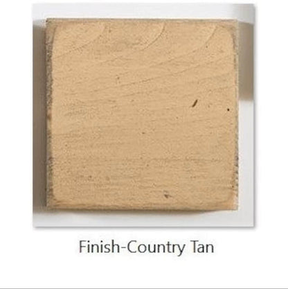 country tan finish swatch