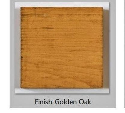 golden oak finish swatch