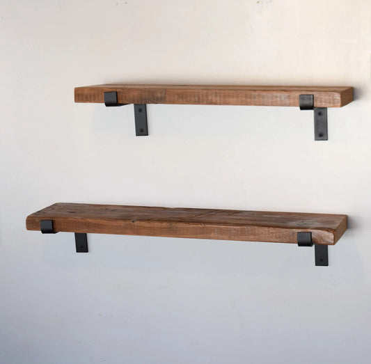 Floating Shelf made with reclaimed wood