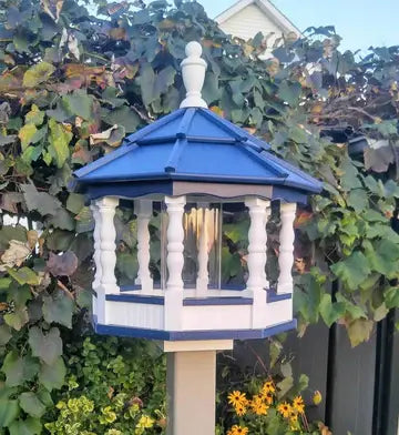Large Amish Poly Spindle Gazebo Bird Feeder