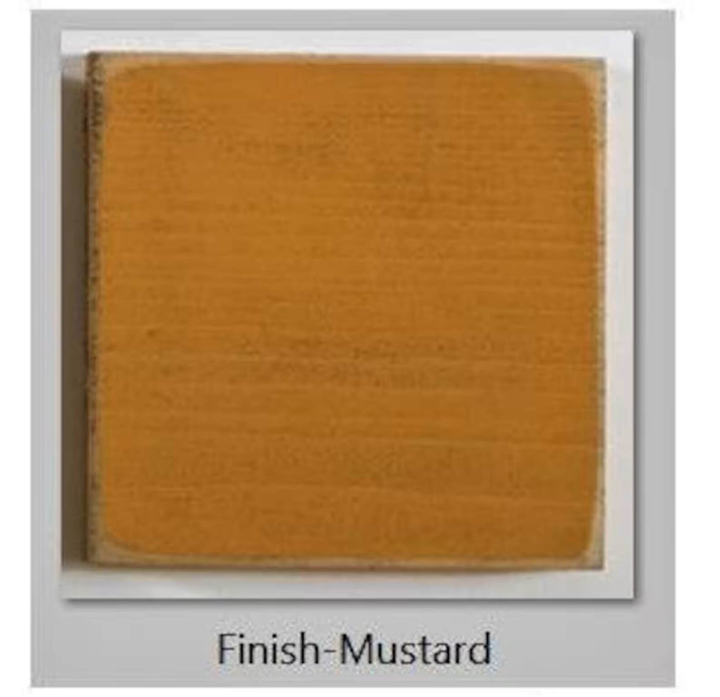 mustard finish swatch