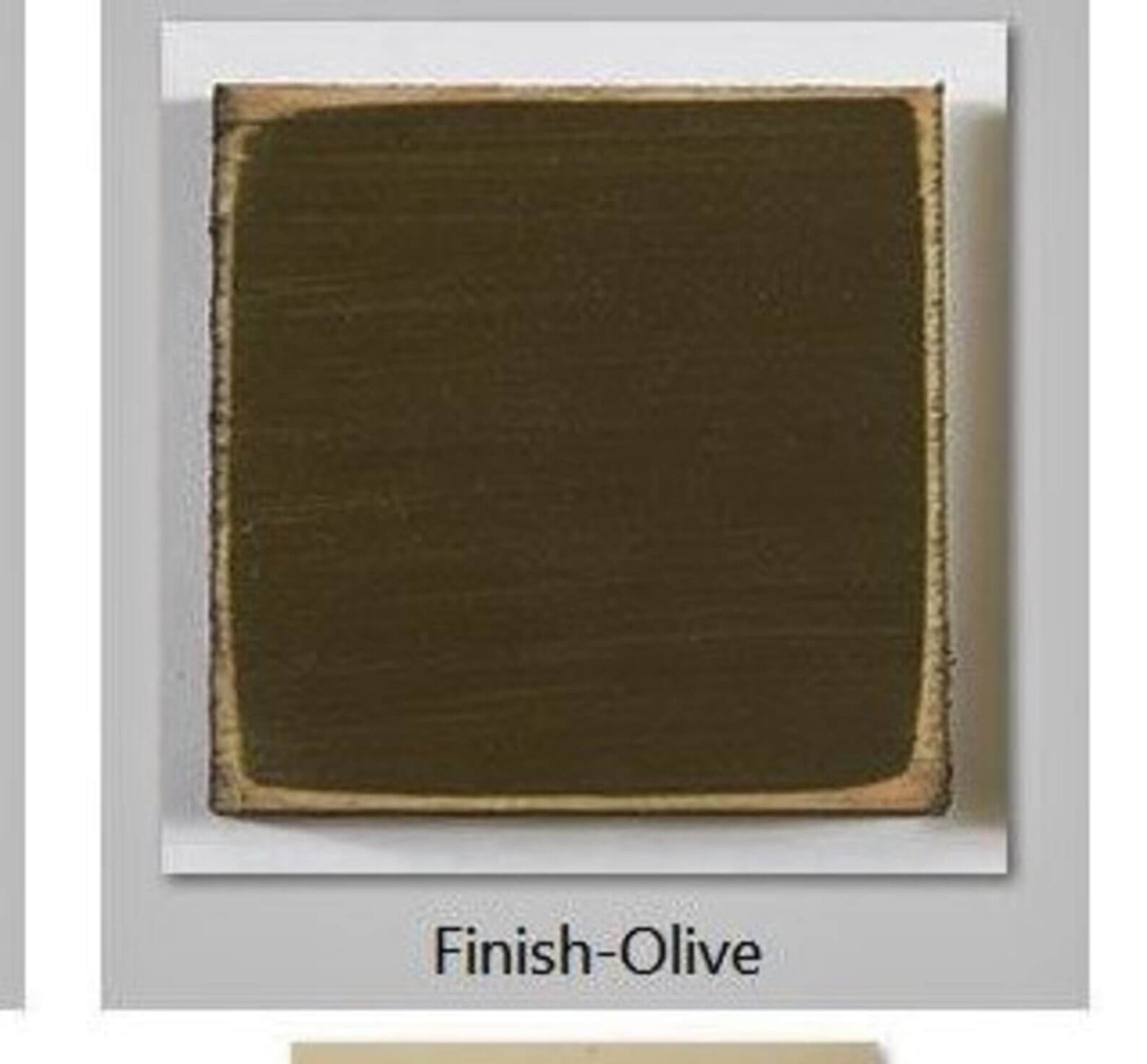 olive finish swatch