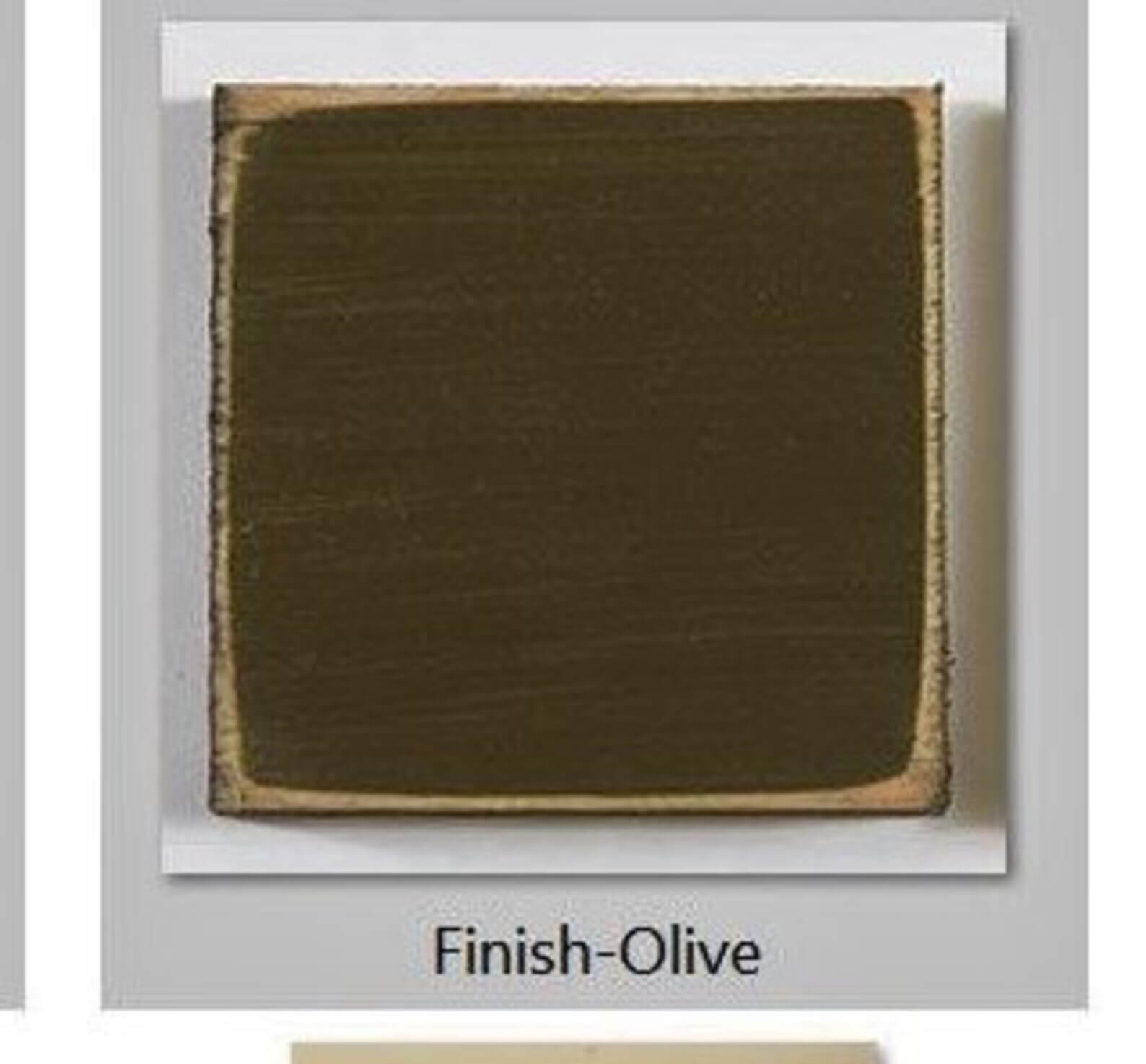 olive finish swatch