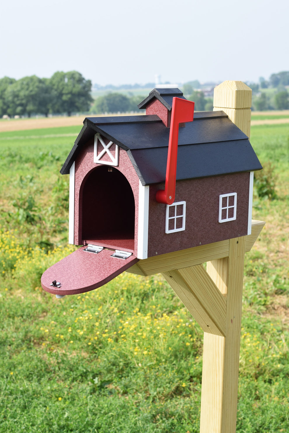 Amish Poly Barn Mailbox Made in USA – Amish Home Outdoor Classics