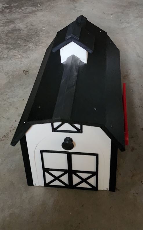 Amish Poly Barn Mailbox custom 2 door model