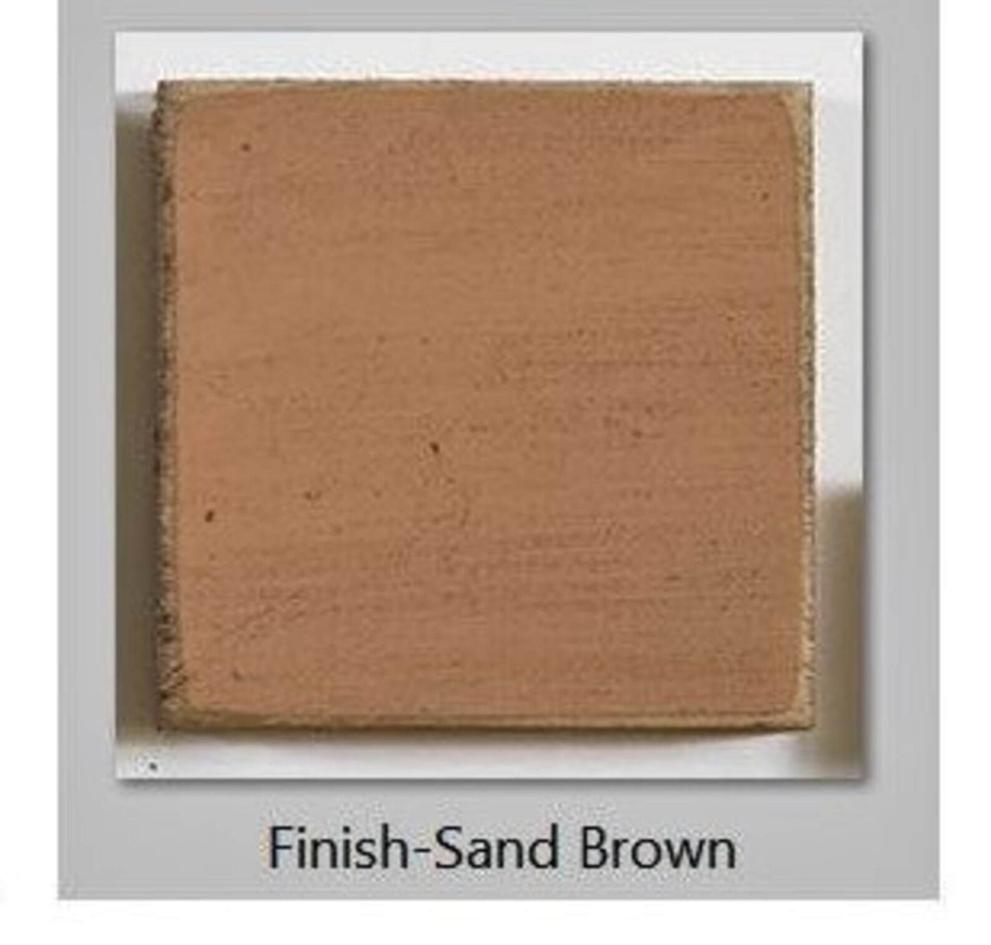 sand brown finish swatch