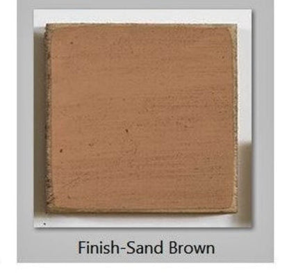 sand brown finish swatch