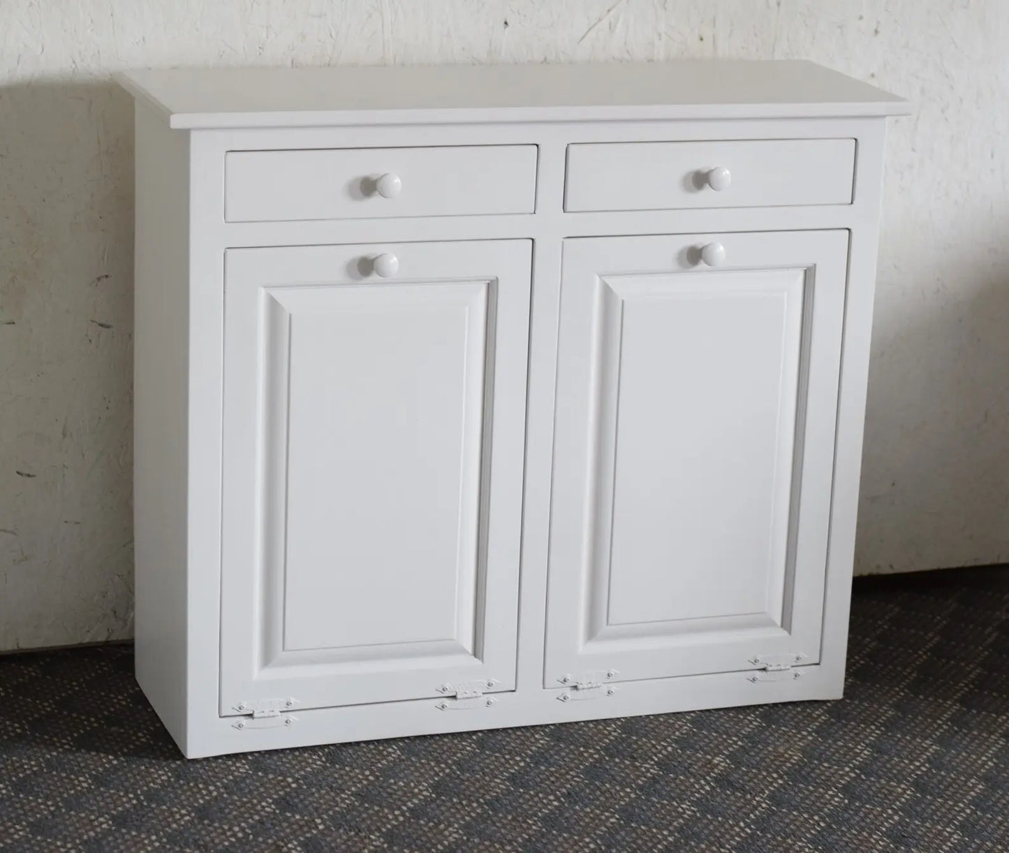 Primitive Amish Double Trash Bin (No Trim)