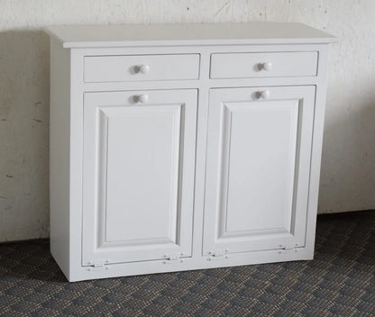 Primitive Amish Double Trash Bin (No Trim)