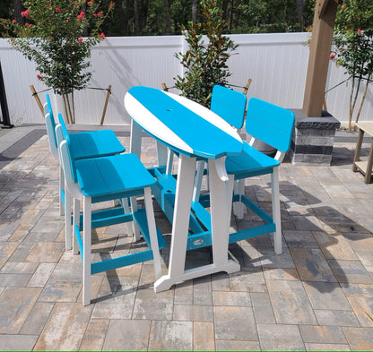 surfboard table set
