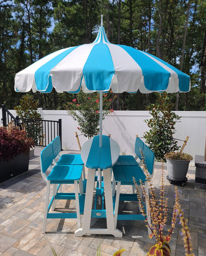 surfboard table set