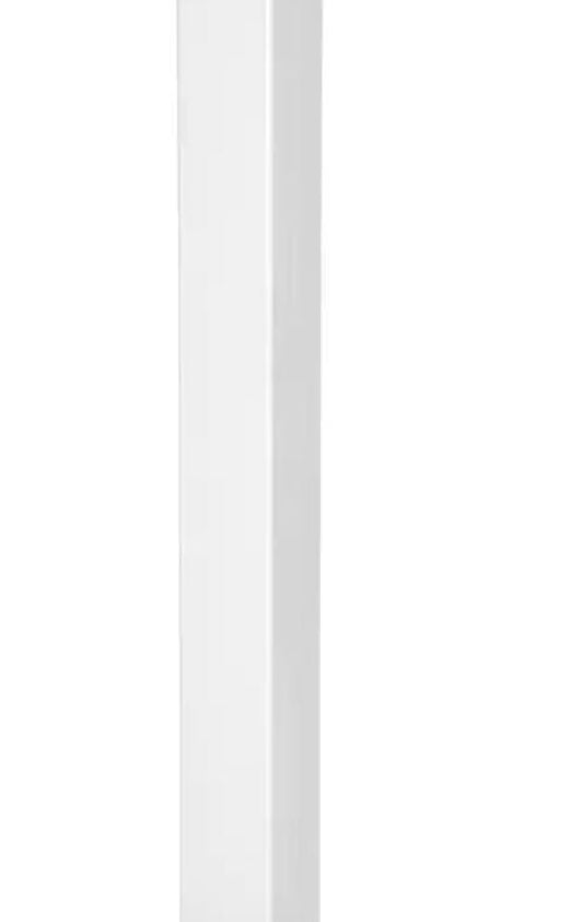 7 ft white post