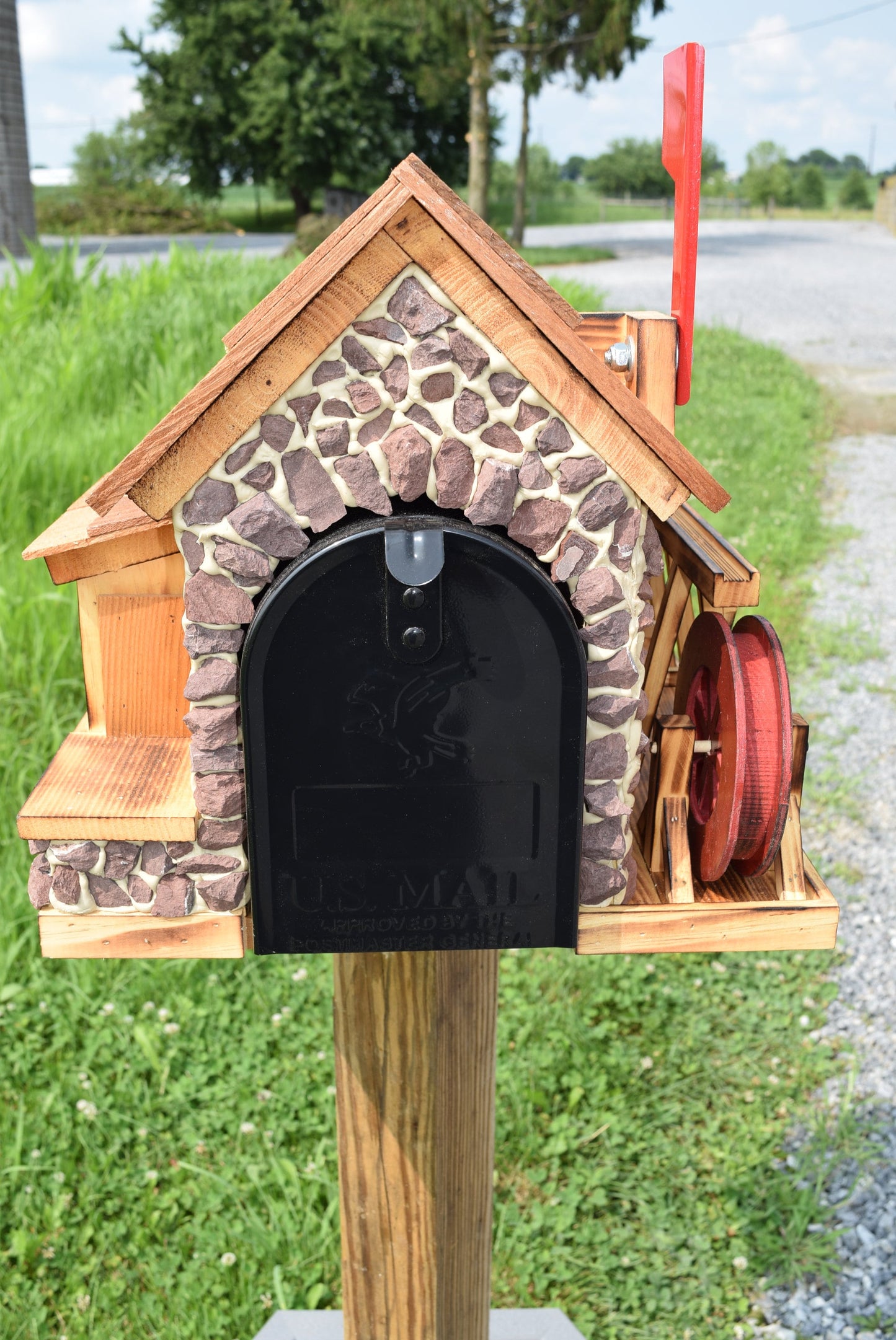 amish watermill mailbox